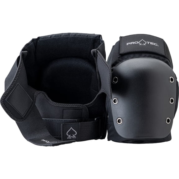 Protec Street Knee Open Back Youth Black