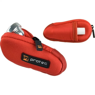 Protec Trumpet Mouthpiece Neoprene Pouch (Red)