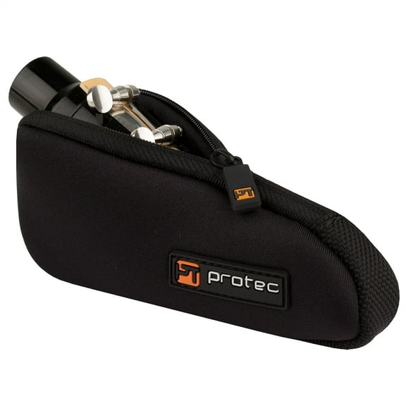 Protec Tuba or Tenor Saxophone Mouthpiece Neoprene Pouch, Black