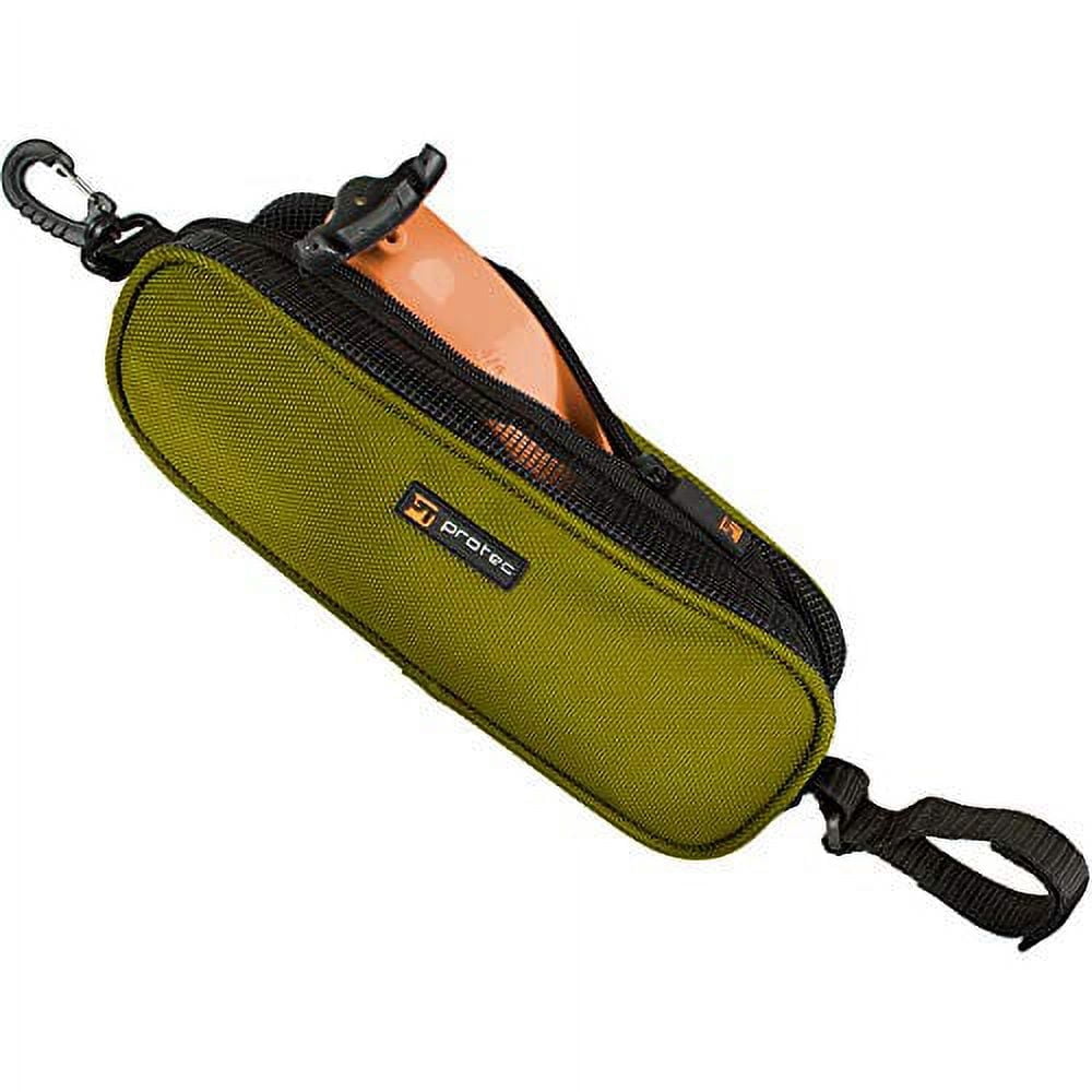【サイズ交換OK】 Protec Violin/Viola (A223GT Tea Green Pouch, Rest Shoulder 弦楽器アクセサリ