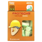 Protechs, Work Ear Plugs, 8 Pair with Case