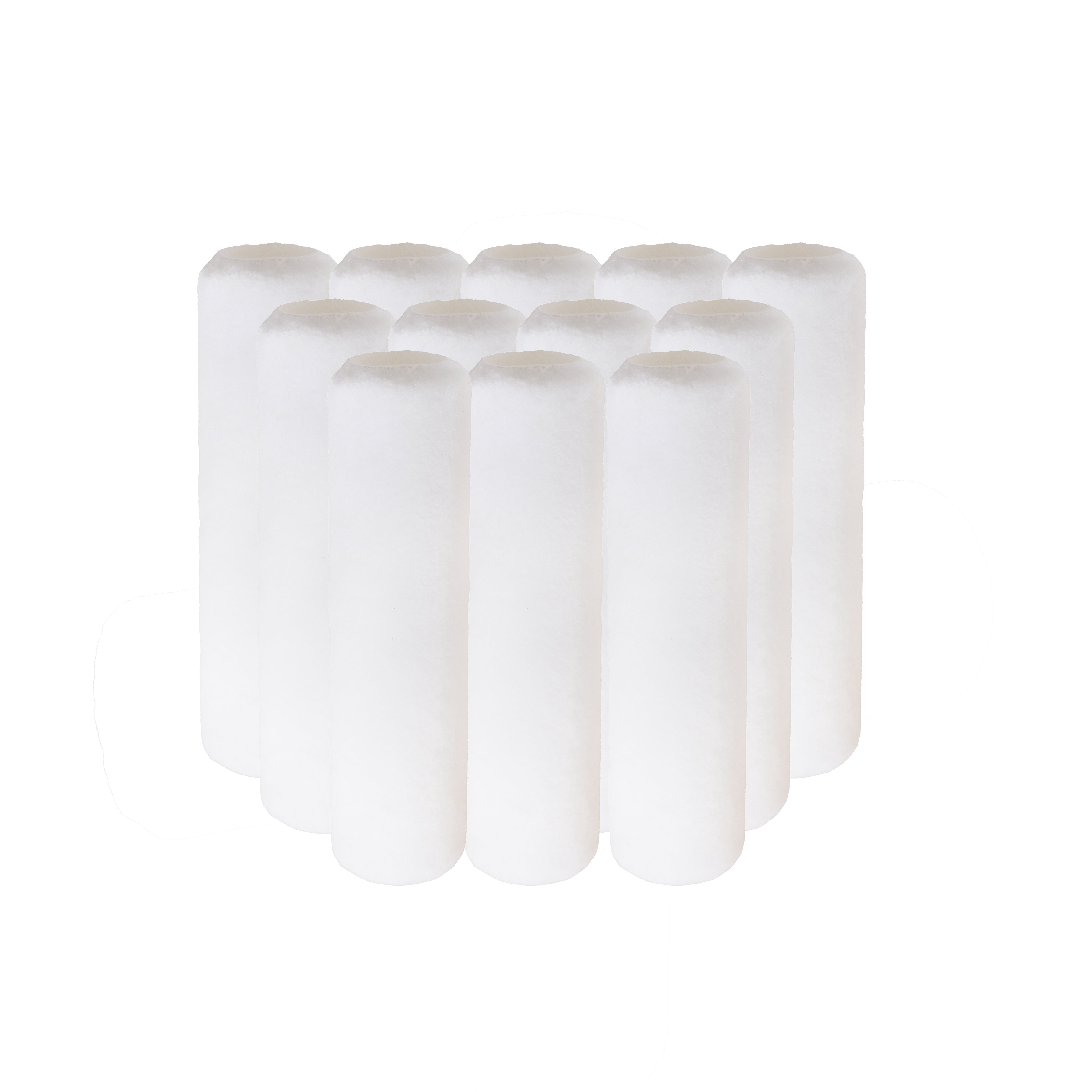 Proteco 9 in. x 3/8 in. White Woven Shed Resistant Paint Roller Cover (12 pack)