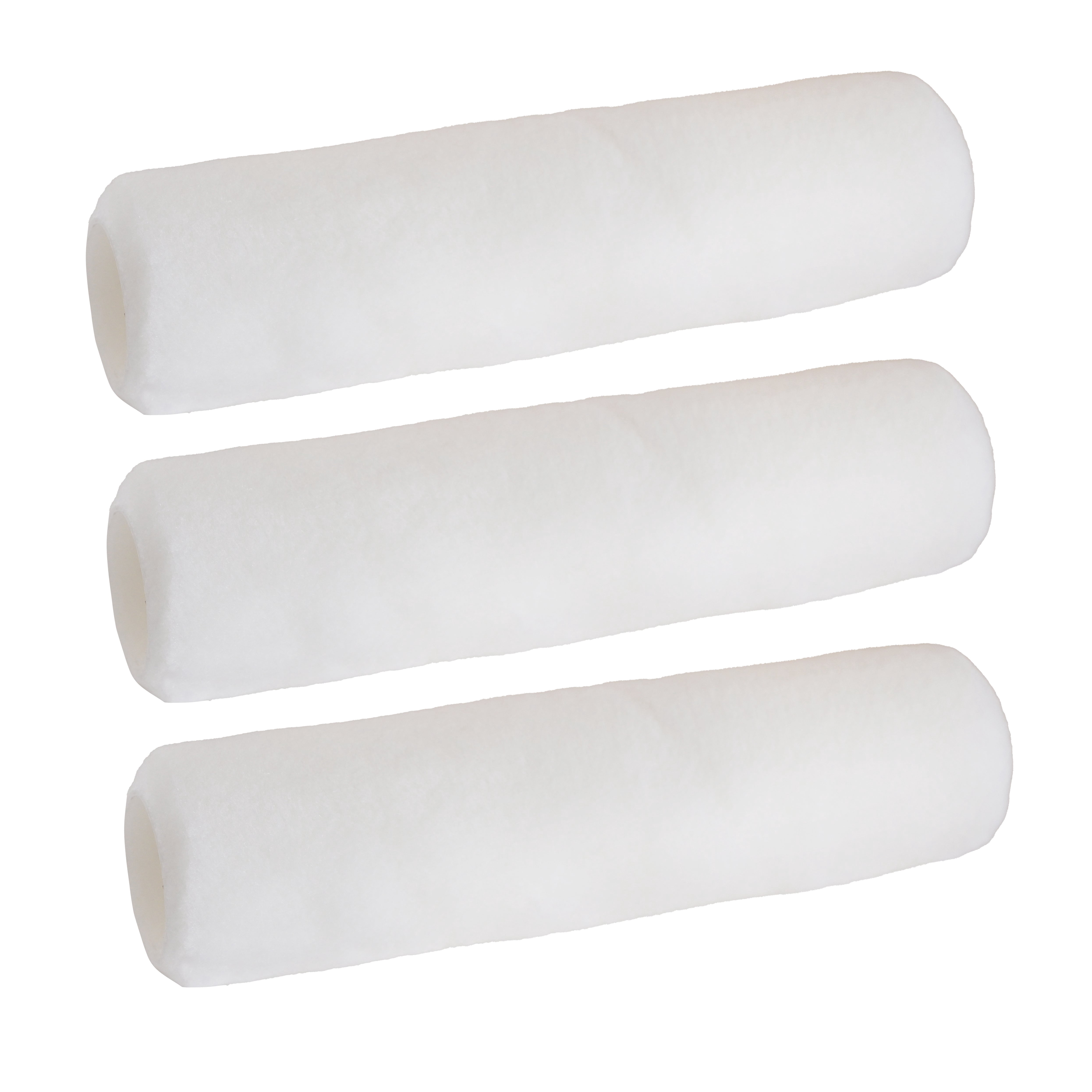 Proteco 9 in. x 3/8 in. White Woven Shed Resistant Paint Roller Cover (3 pack)