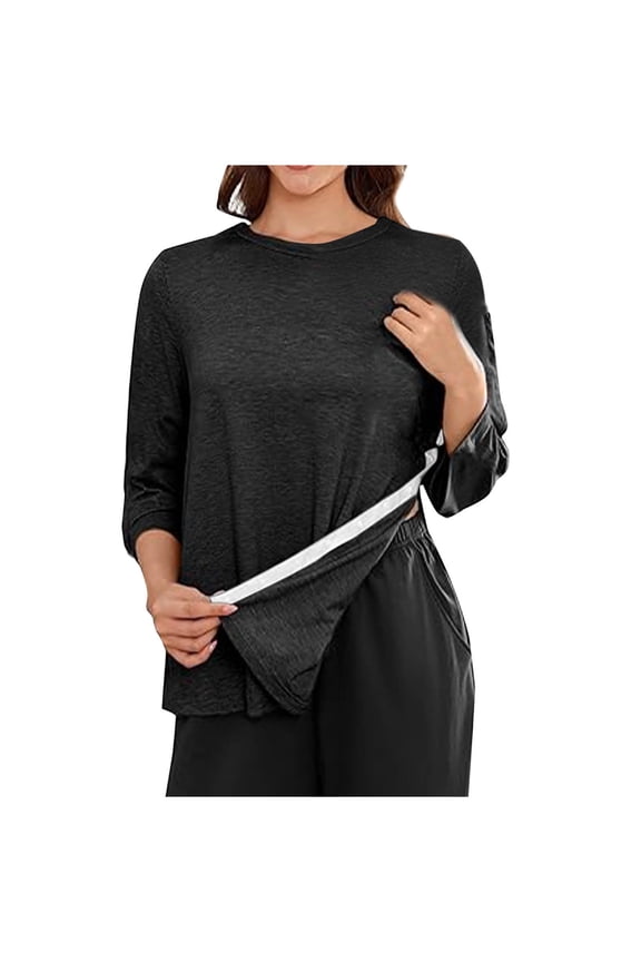 Protect 100% Merino Wool T Shirts Women Crew Neck Tops Short Sleeve Odor Resistance Base Layer Travel Hiking Tee Shirt