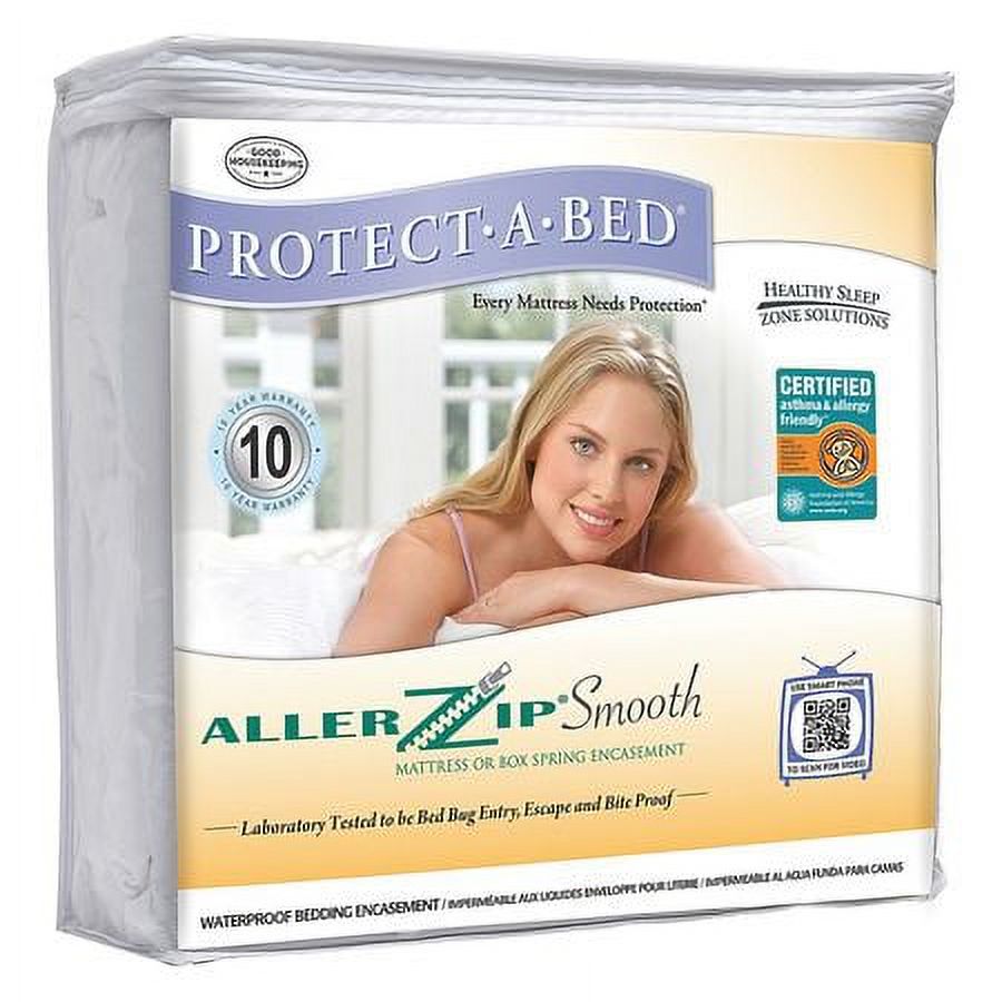 Protect-A-Bed AllerZip ME Waterproof Bed Bug Resistant Zippered Mattress  Protector Mattress Protector Case Pack & Reviews