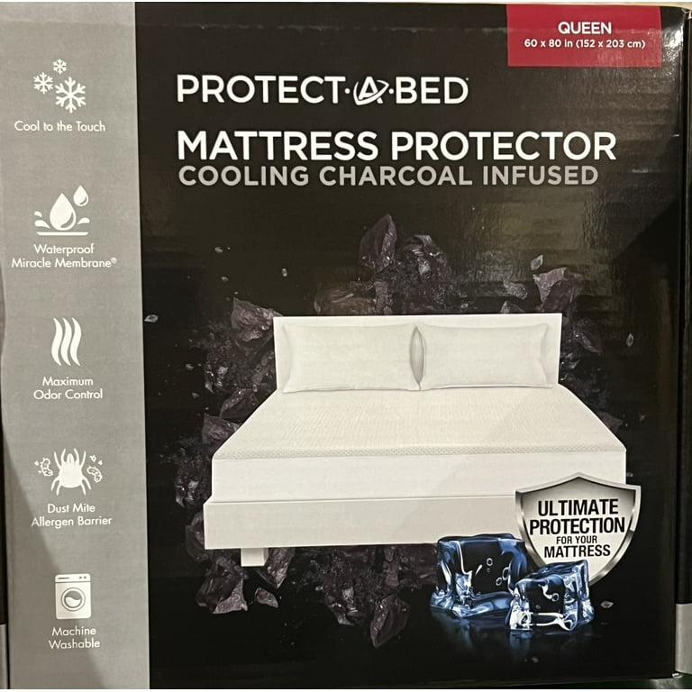 Protect.A.Bed Matress Protector Cooling Charcoal Infused Queen