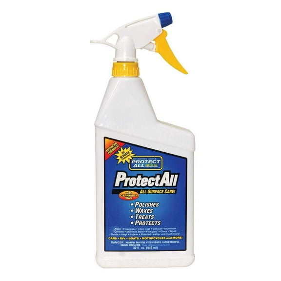 Protect All All-Surface Care - Cleaner, Wax, Polisher & Protector for Interior/Exterior Use 32 oz