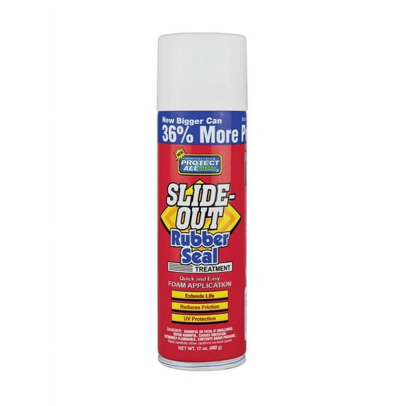 Protect All Slide-Out Rubber Seal Treatment for RVs / Cars / Motorcycles 17 oz - PN 40015