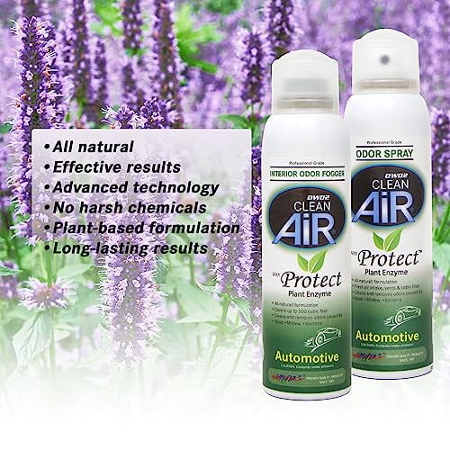 Protect Automotive Mold-Odor Treatment - Revitalize Your Car's Interior The Green Automotive Mold-Odor Treatment Solution. Say Goodbye to Unpleasant Odors (Spray & Fogger)