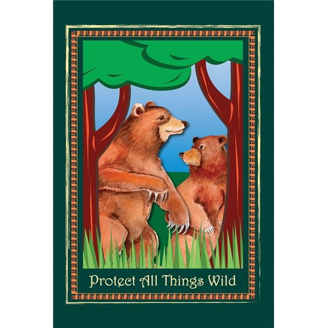 Protect Bears Protect Bears House Flag - Walmart.com