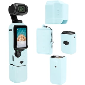 Protect Case for Pocket 3, Soft Silicone Protective Cover Compatible With DJI Osmo Pocket 3 Creator Combo, Lightweight Screen Protector Grip Accessories - Blue