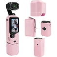 thumbnail image 1 of Protect Case for Pocket 3, Soft Silicone Protective Cover Compatible With DJI Osmo Pocket 3 Creator Combo, Lightweight Screen Protector Grip Accessories - Pink, 1 of 9