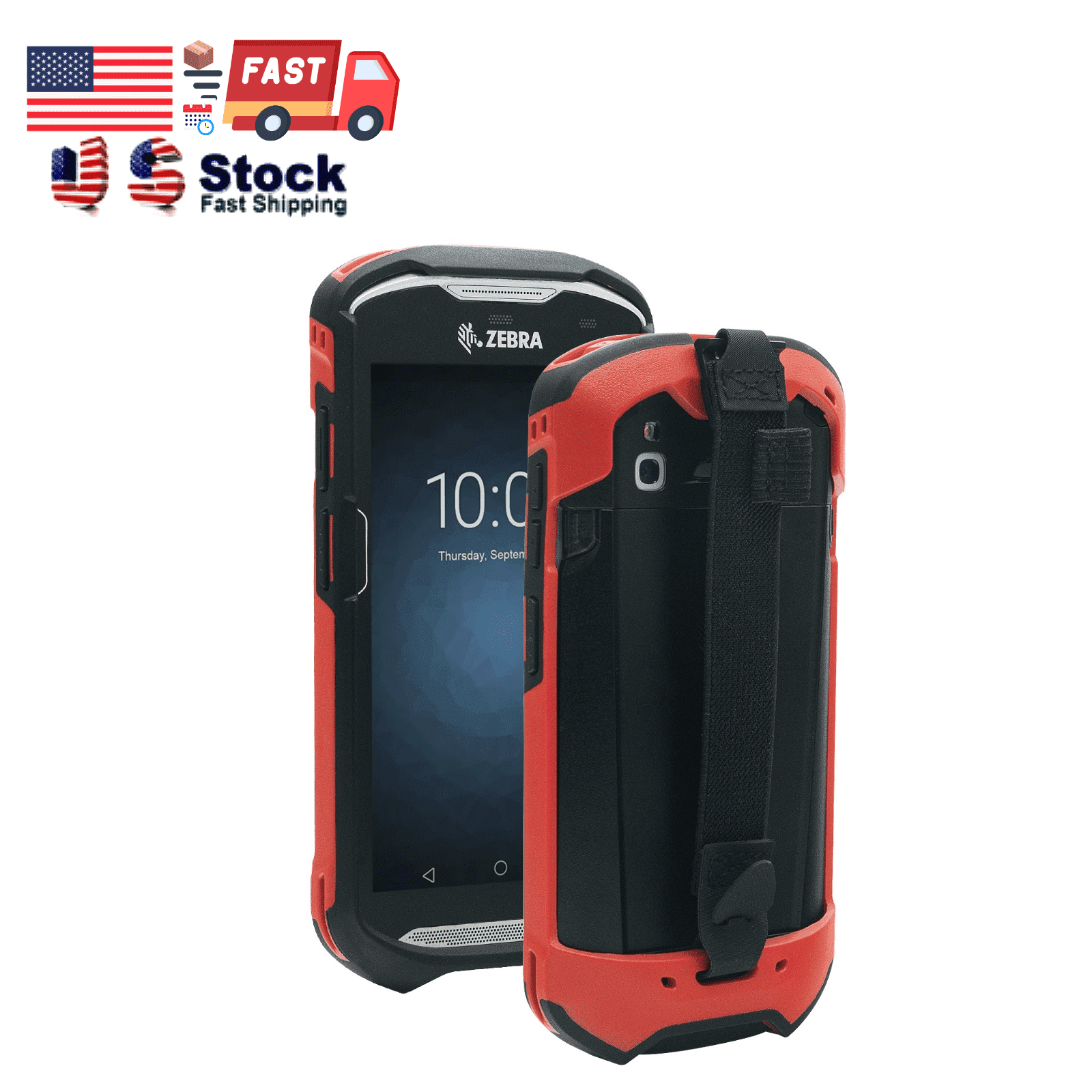 Protect Cover Handstrap Bumper Multi-colored  for Zebra Motorola TC51 TC510K TC56 TC52 TC57 Red (10 colors)SG-TC5X-EXO1-01