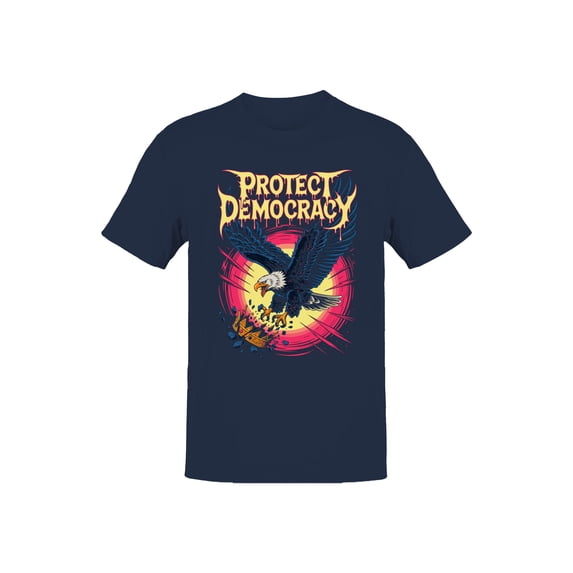 Protect Democracy Eagle Design Men's T-shirt