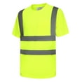 thumbnail image 1 of Protect High Visibility Lime Green Heavy-Duty Short Sleeve Reflective Safety T-Shirt, 1 of 8