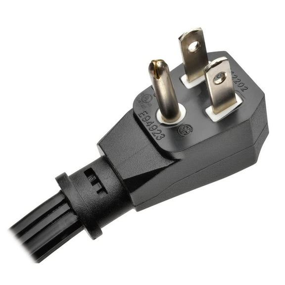 Protect It! 3-Outlet Desktop-Grommet Surge Protector, 10 ft. Cord, 900 Joules, 2 USB Charging Ports, RJ45, Black Housing