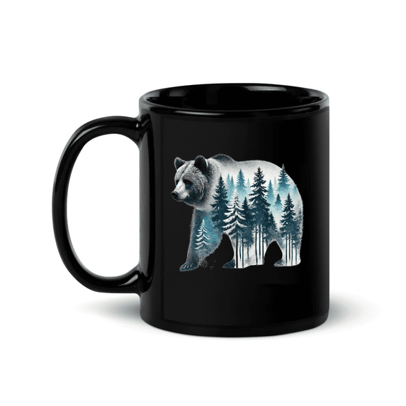 Protect Our National Parks Bear With Fores Womens Mens Mug For Coffee Lover, Funny Ceramic Mug 11Oz-15Oz