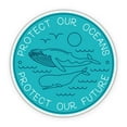 thumbnail image 1 of Protect Our Oceans - 12" Vinyl Sticker Waterproof Decal, 1 of 1