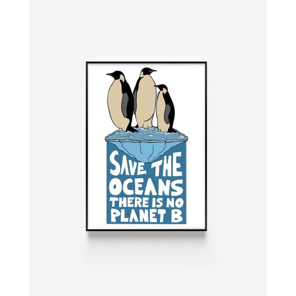 Protect Our Planet Earth Message poster Wall Art Decor 8x12 UNFRAMED
