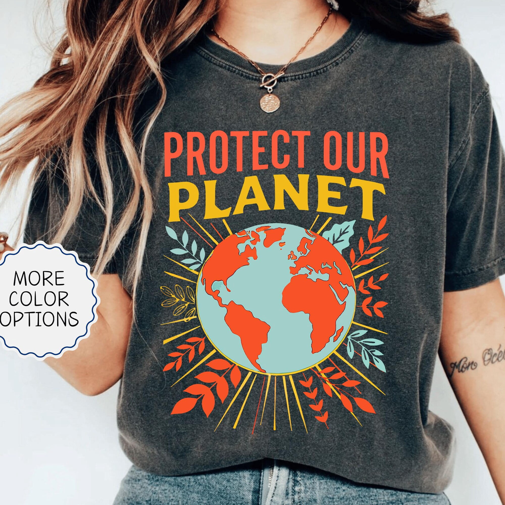 Protect Our Planet Shirt Earth Day Everyday Shirt Eco Friendly Tee ...