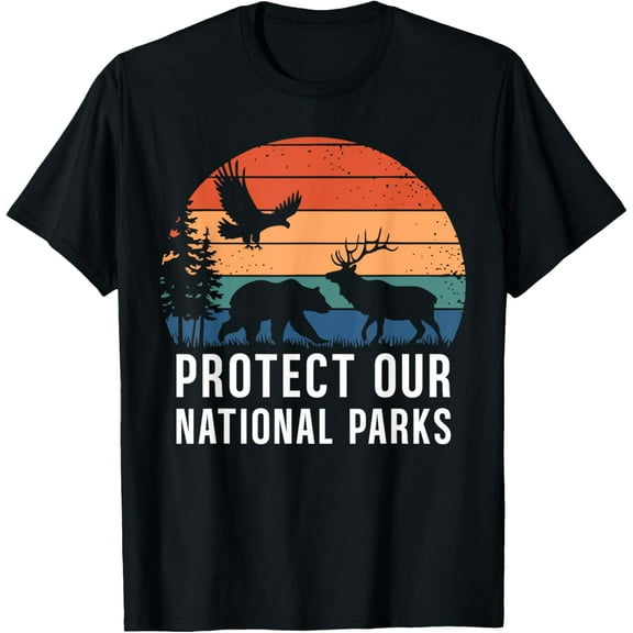 Protect Our S Retro Wildlife Conservation T-Shirt
