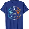 thumbnail image 1 of Protect Our US National Parks Preserve Camping Hiking Unisex T-Shirt for Men Women Kids Toddler,Royal Blue Color,Size 2XL, 1 of 5