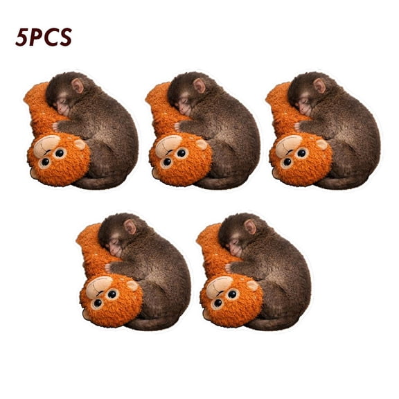 Protect Punch the Monkey Stickers Cute Waterproof Vinyl Decal for Laptop, Water Bottle, Journal, Self-Love Animal Lover Gift for Yourself Women Men Teachers
