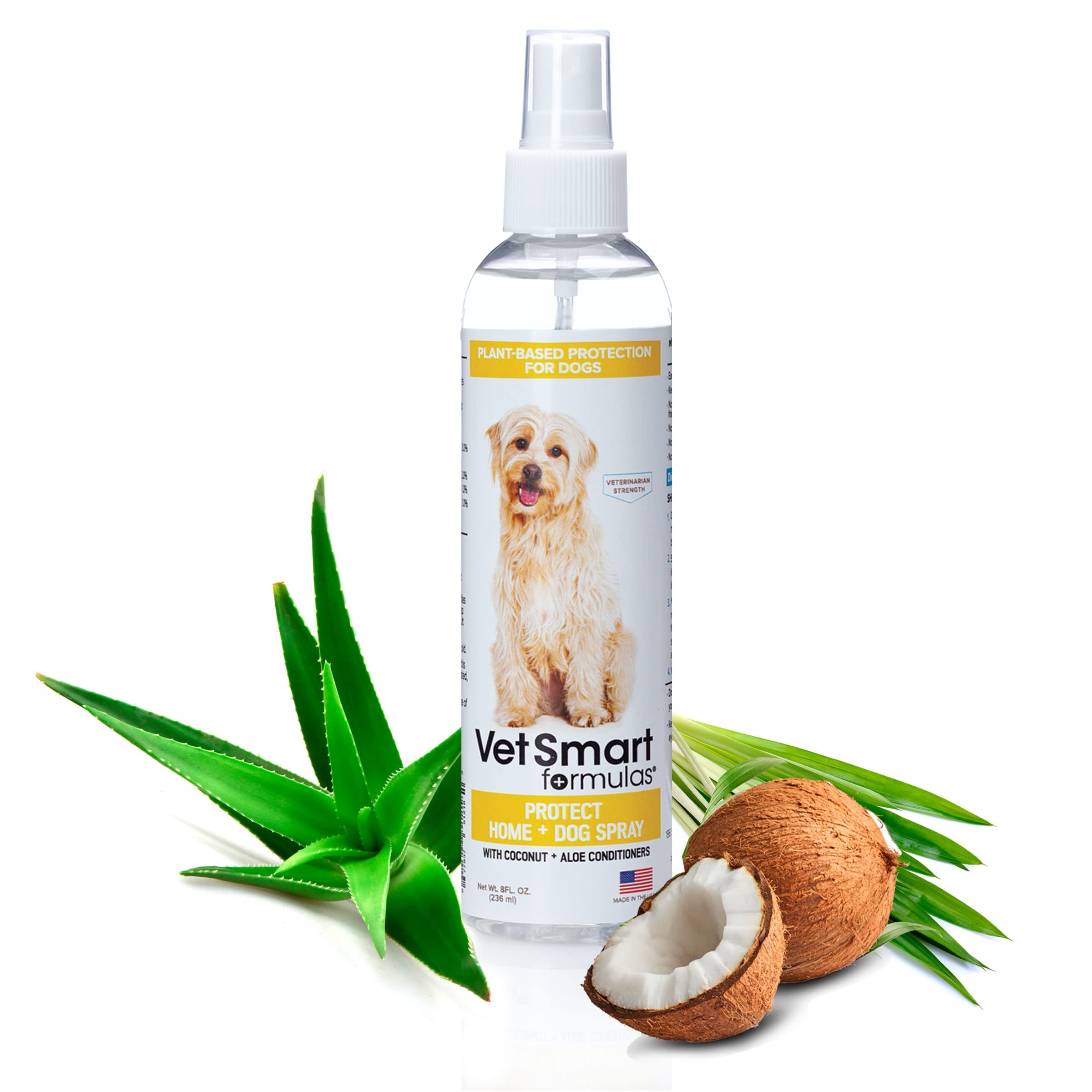 Protect Shampoo and Protect Spray for Dogs; No More Scratching, Itching