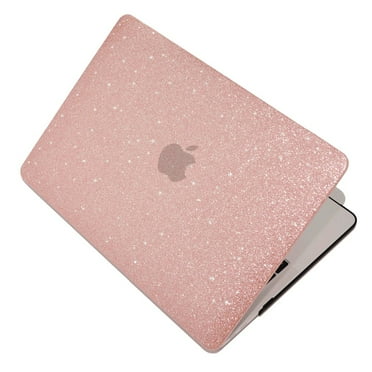 Protect Sleeve Laptop Hard Case Shiny Glitter Cover For MacbooK Air 13 Pro 16 A2141 Retina 12 15 A1398 A2337 A2338 A1932 A2159 Pink Pro14 A2442