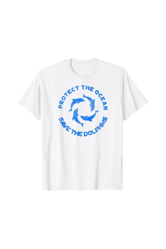 Protect The Ocean Save The Dolphins T-Shirt