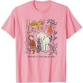 thumbnail image 1 of Protect The Wildlife Botanical Chart Endangered Animal Unisex T-Shirt for Men Women Kids Toddler,Light Pink Color,Size 3T, 1 of 5