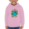 thumbnail image 1 of Protect The World Quote Hoodie Toddler -Image by Shutterstock,  4 Toddler, 1 of 4