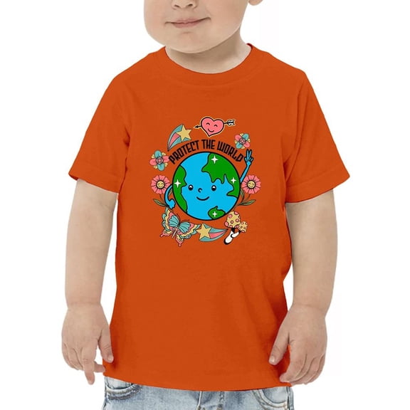 Protect The World Quote T-Shirt Toddler -Image by Shutterstock,  3 Toddler