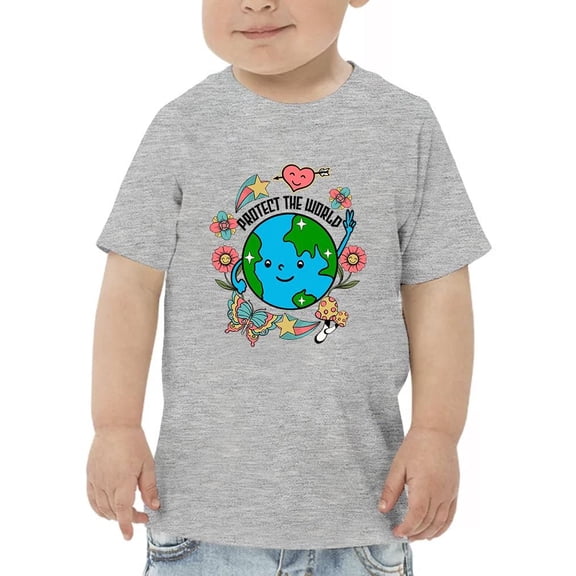 Protect The World Quote T-Shirt Toddler -Image by Shutterstock,  3 Toddler