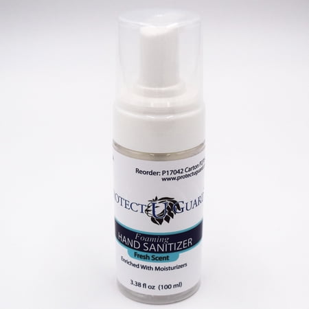 Protect U Guard Foaming Alcohol Hand Sanitizer, Fresh Scent, Travel Size