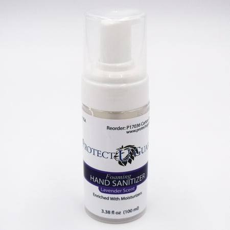 Protect U Guard Foaming Alcohol Hand Sanitizer, Lavender Scent, Travel Size