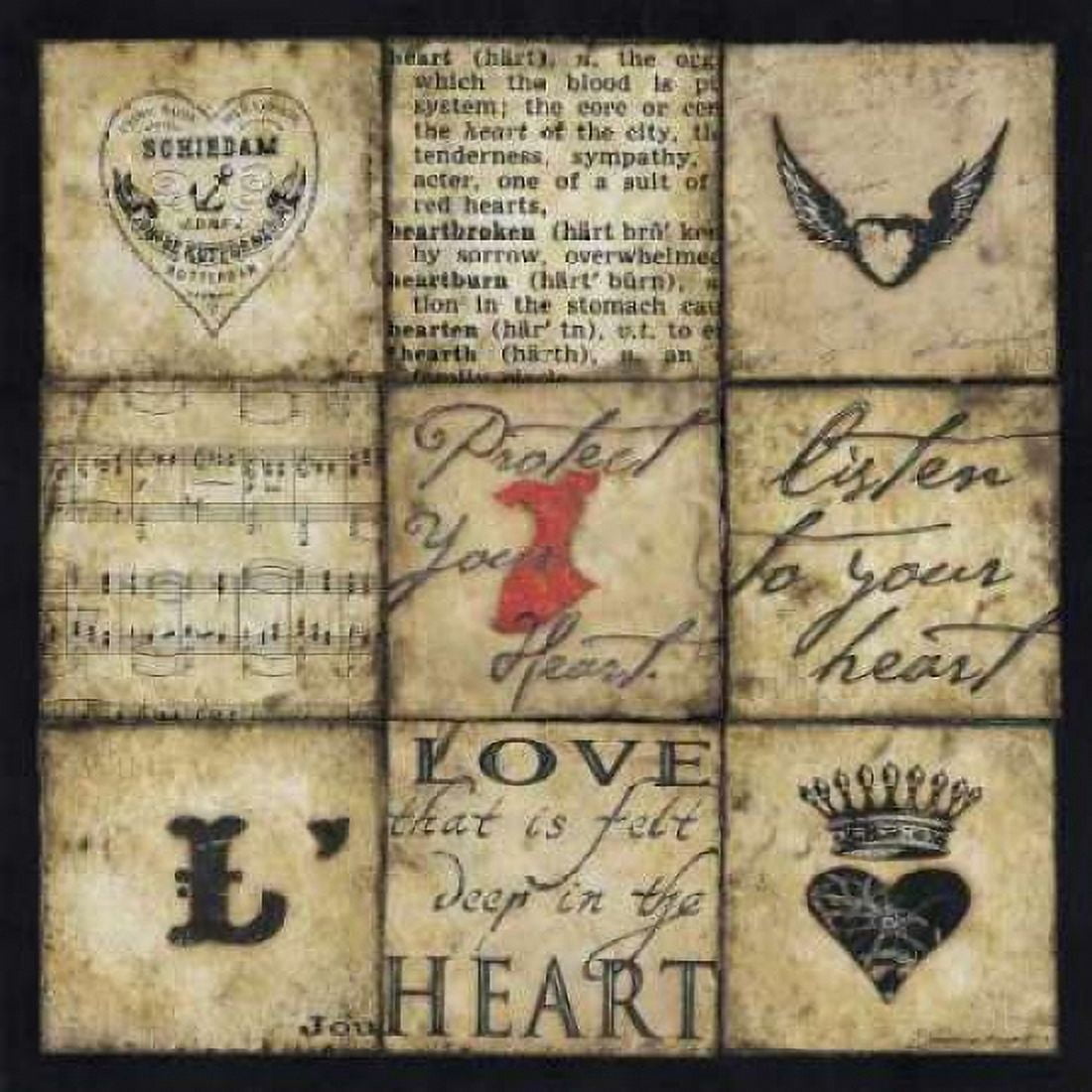 Protect Your Heart Canvas Art - Stephanie Marrott (24 x 24)