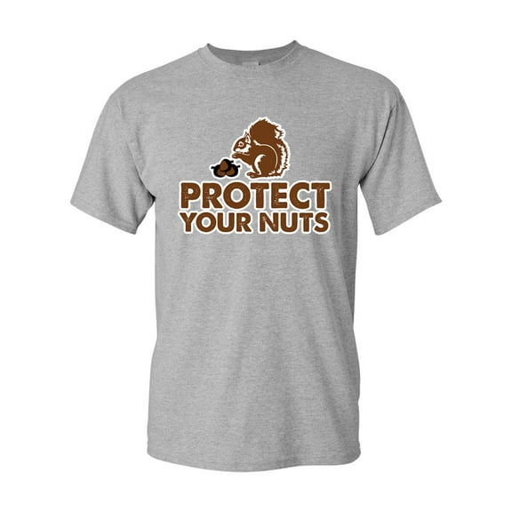 Protect Your Nuts Funny DT Adult T-Shirt Tee