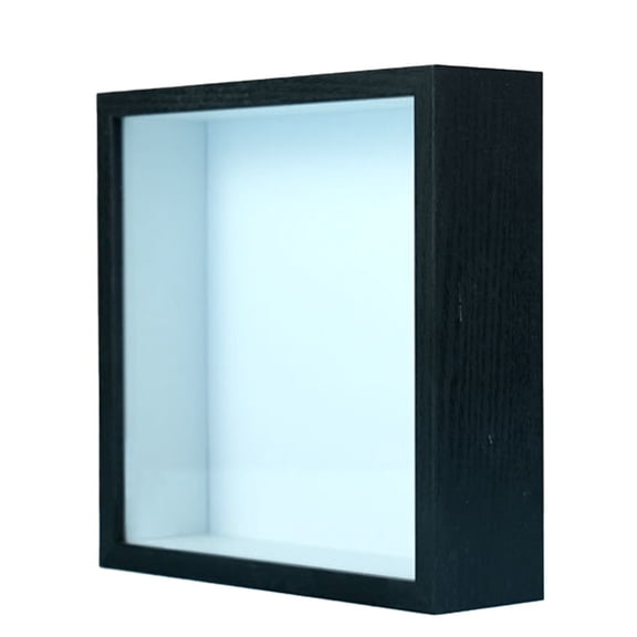 Protect and Display Wedding Memories with this 3D Shadow Box Frame Transparent Glass Front Multiple Color Choices
