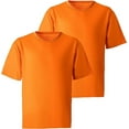 thumbnail image 1 of ProtectX 2-Pack High Visibility Short Sleeve Construction Work T-Shirts, Comfortable Cotton Blend Men's Athletic Shirt, 1 of 4