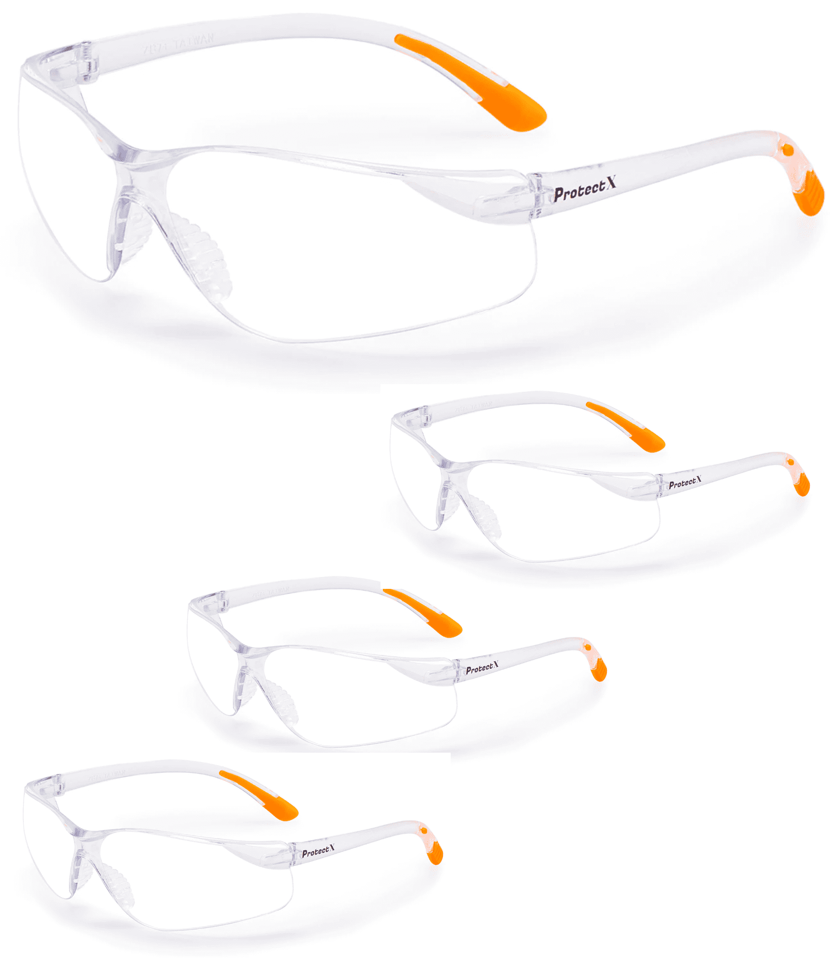 ProtectX Safety Glasses Scratch Resistant Anti Fog Polycarbonate