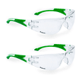 thumbnail image 1 of ProtectX Safety Glasses Scratch Resistant Anti Fog Polycarbonate Lenses with UV Protection Roxy Clear Pack of 2, 1 of 5