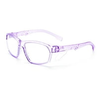 ProtectX Stylish Anti-Fog & Scratch-Resistant Safety Glasses, UV Protection goggles, Anti-Impact Lightweight Glasses for Men&Women Lilac Clear