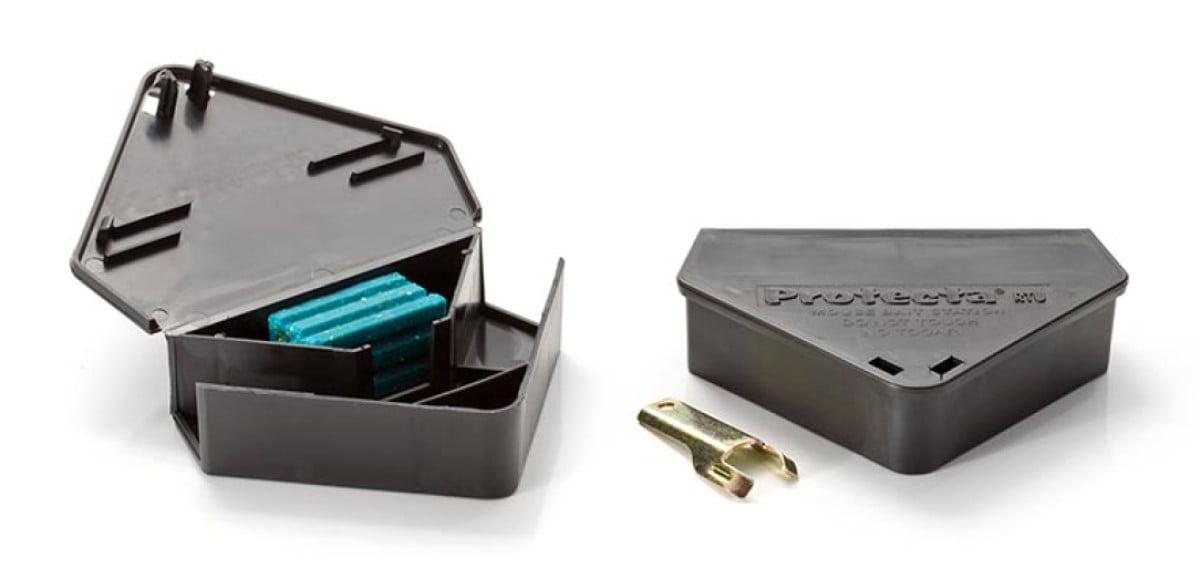 Protecta RTU Mouse Bait Station TamperResistant & Fits Flush Against