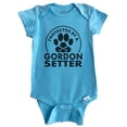 thumbnail image 1 of Protected By A Gordon Setter Funny Baby Bodysuit (Blue), 1 of 2