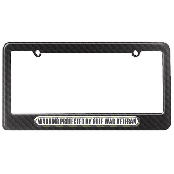 Protected By Gulf War Veteran License Plate Frame