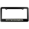 thumbnail image 1 of Protected By Kenpo License Plate Frame, 1 of 1