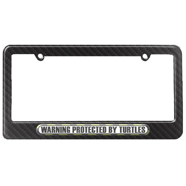 Protected By Turtles License Plate Frame
