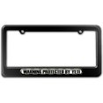 thumbnail image 1 of Protected By Yeti License Plate Frame, 1 of 1
