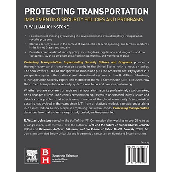 Pre-Owned Protecting Transportation: Implementing Security Policies and Programs, (Paperback)